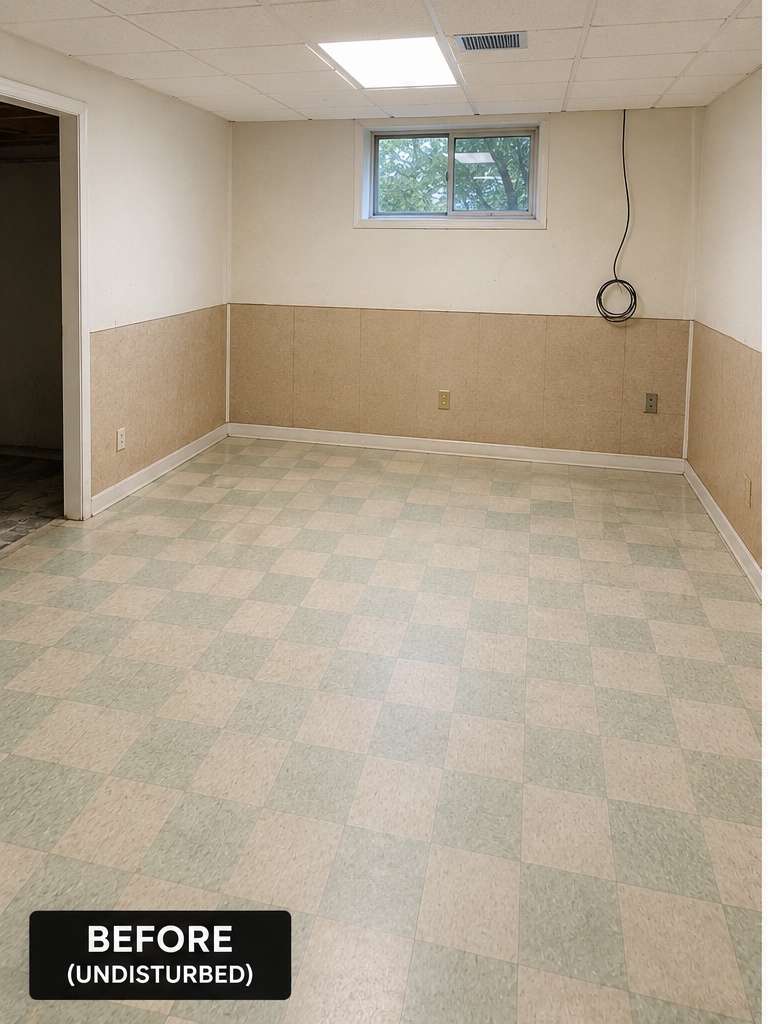Before - Asbestos Abatement Project
