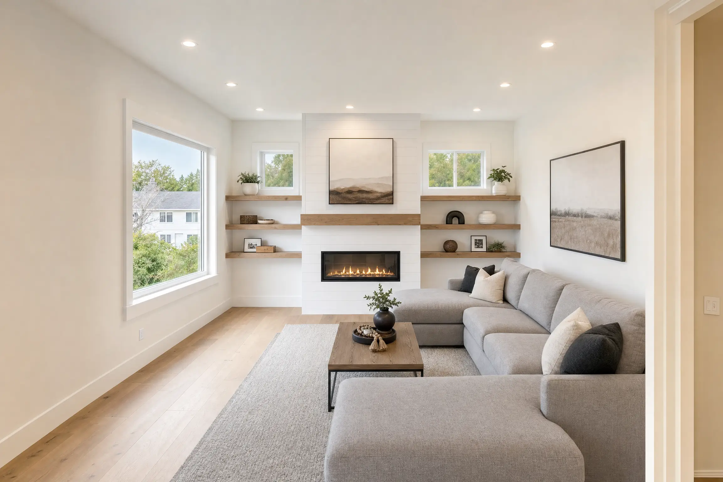 After - Living Room Restoration