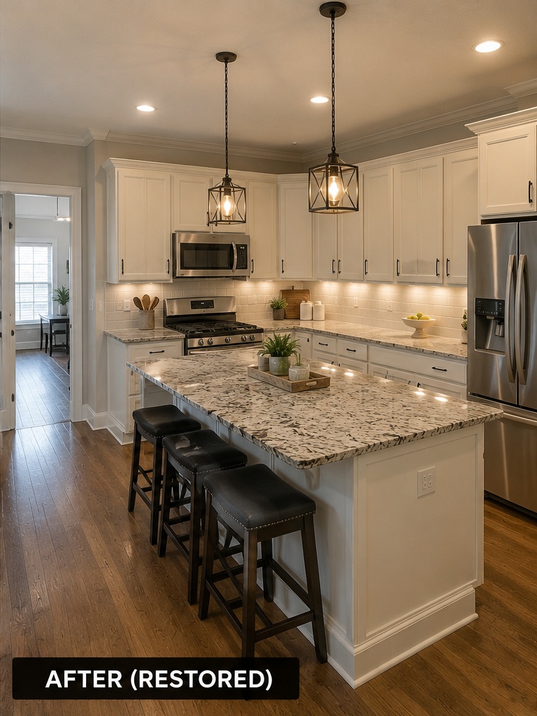 After - Fire Damage Restoration