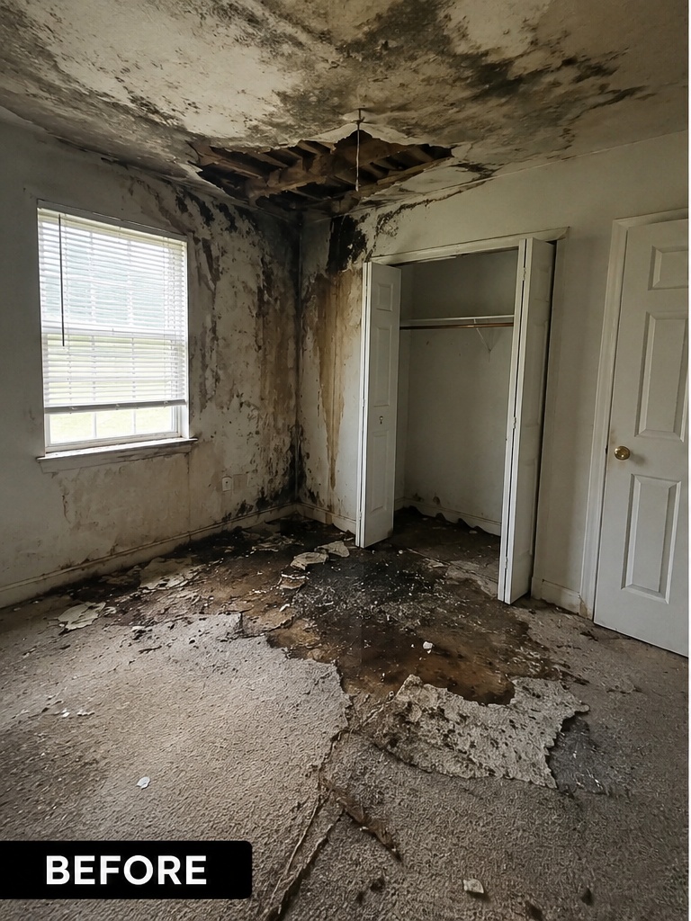 Before - Water Damage Repair